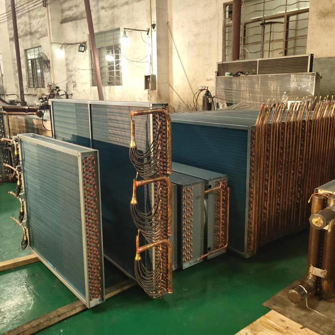 宁波冷凝器厂家供应翅片式冷凝器 非标生产定做翅片式换热器 东华泰DHT-30HP中央空调冷凝器