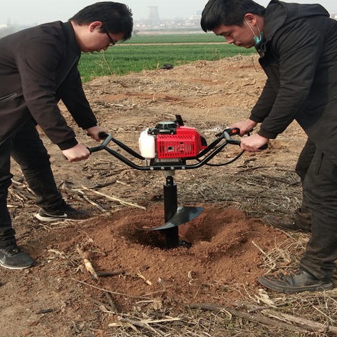 手提式植树挖坑机   便携式植树打眼机   植树埋桩立杆挖坑机图片