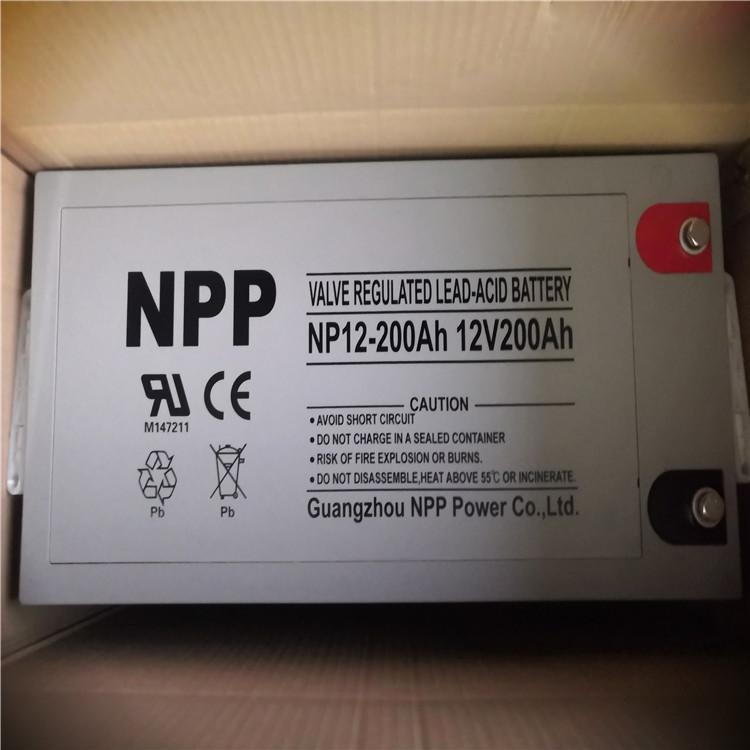 北京NPP耐普蓄电池 NPG12-200 耐普电池12V200AH 太阳能光伏基站 UPS电源蓄电池