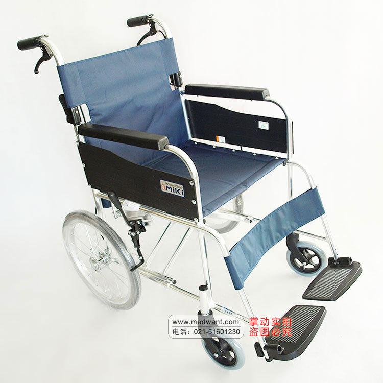 批发MiKi三贵轮椅MPTC-46JL 轻便折叠 时尚老人残疾人代步车示例图14