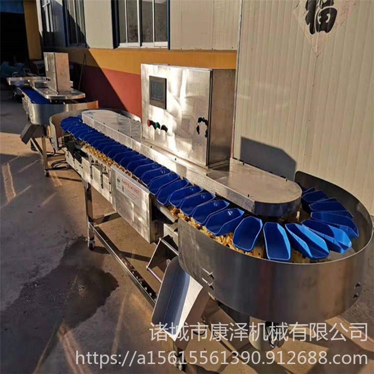 多级别海产品重量分选机 八爪鱼多级分拣机器 生蚝牡蛎动态称重检重设备 康泽SZ6 型