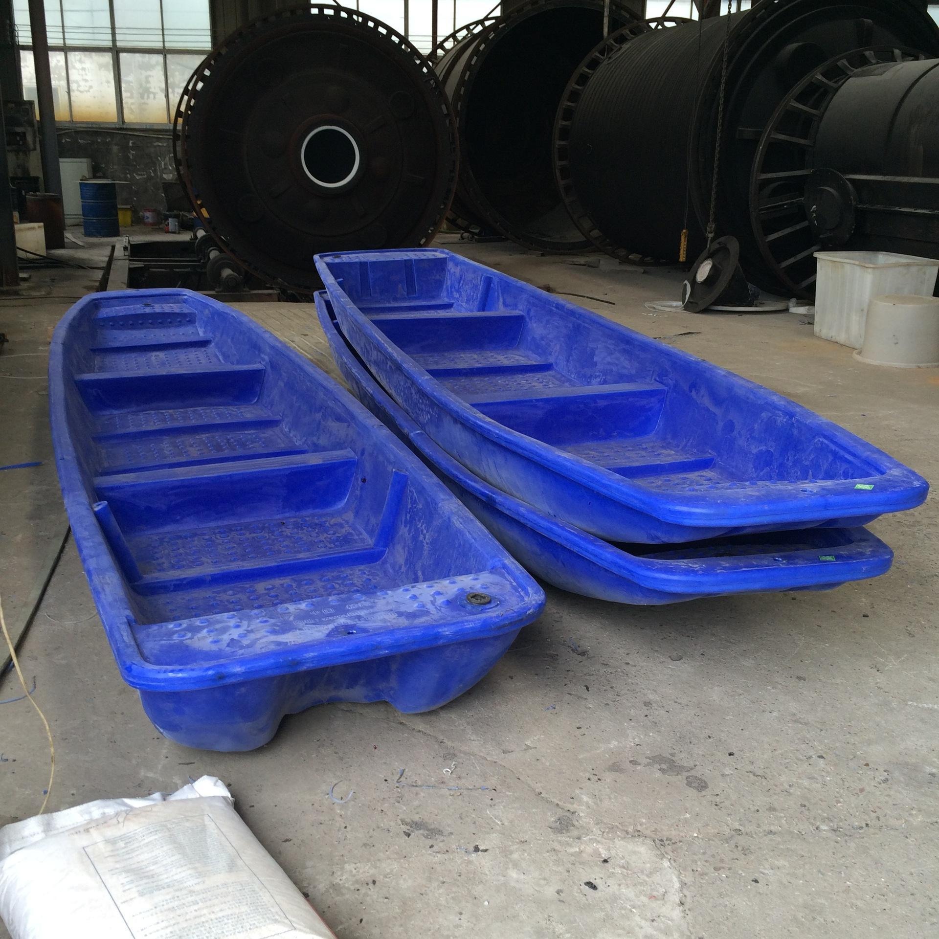 黄冈3米塑料小船 保洁船 观光小船 塑料渔船厂家直销