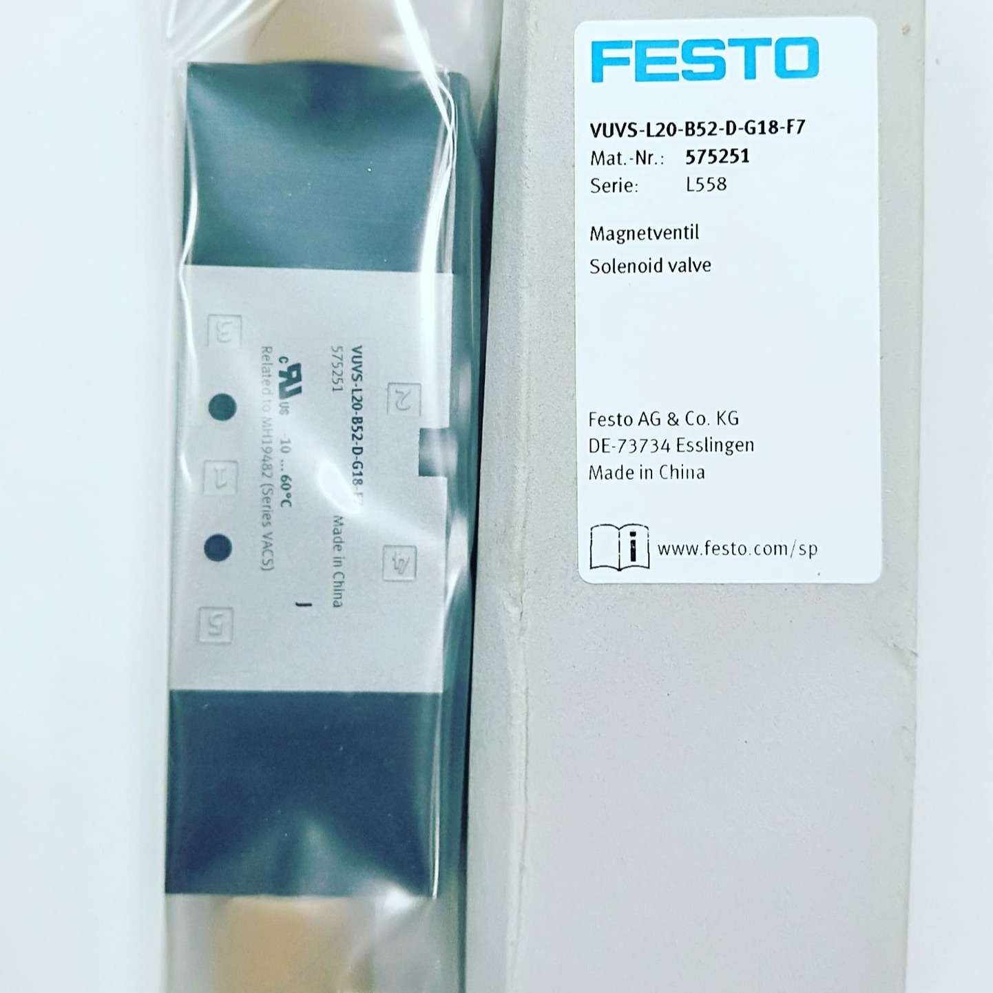 德国FESTO/费斯托VUVG-LK10-M52-AT-M5-1R8L-S电磁阀特价