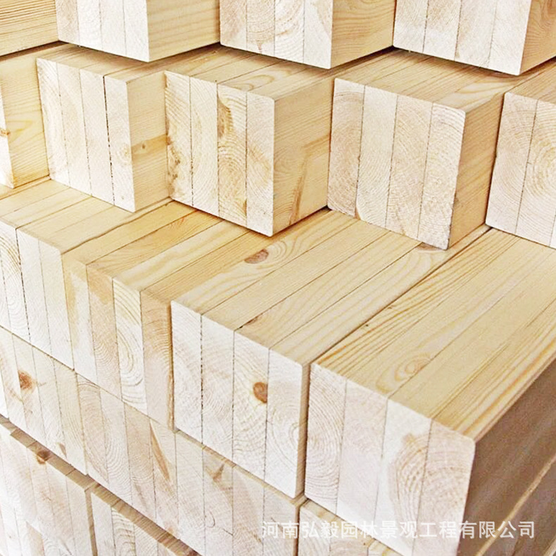厂家直供防腐木板材定制 户外防腐碳化木板材 碳化木工程实木示例图16