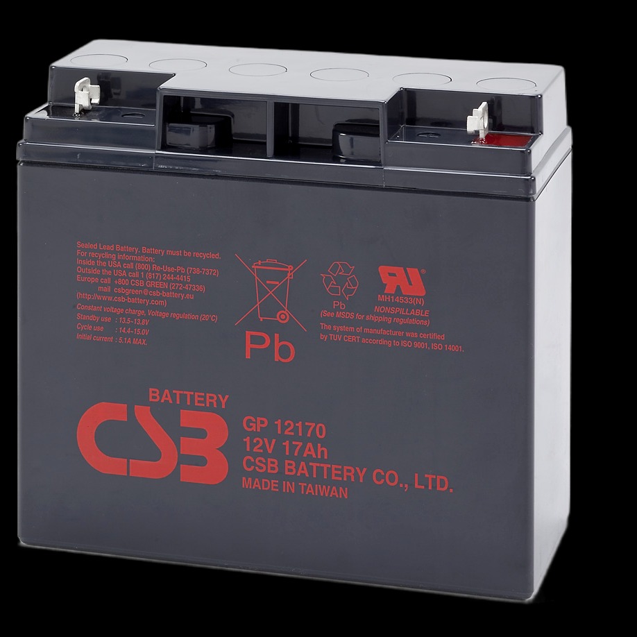 CSB蓄电池GP12170代理CSB12V17AH铅酸性免维护电池质保三年 代理报价图片