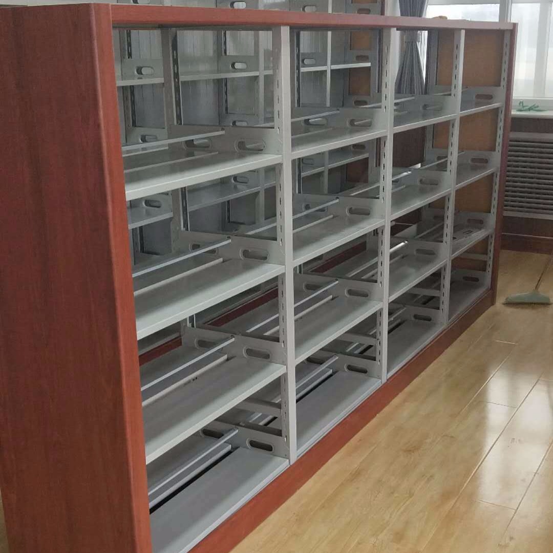 内蒙古学校图书馆单双面书架厂家-售后无忧