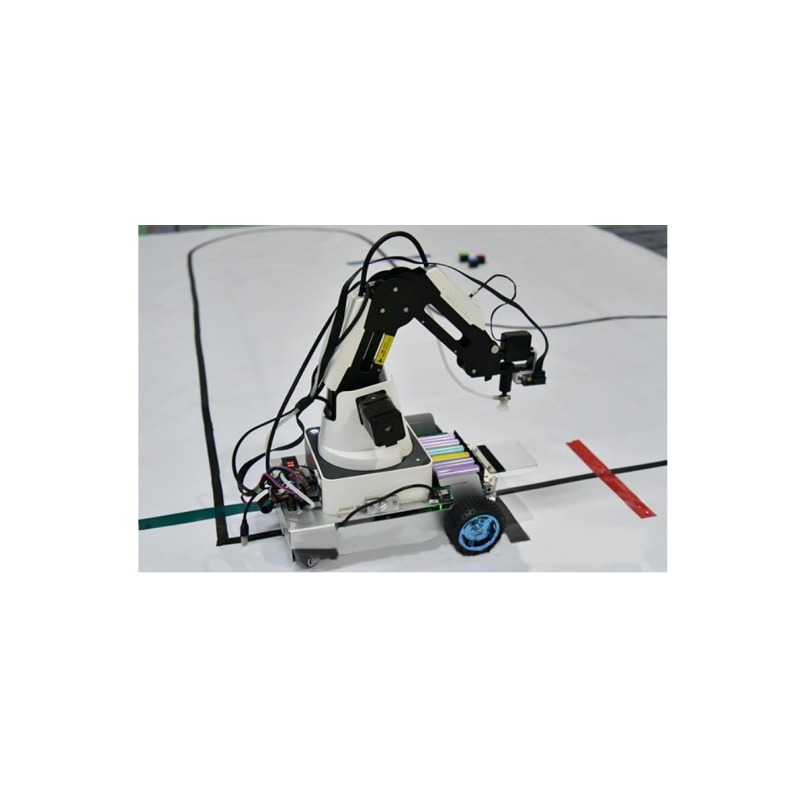 智能机器人机械臂实训考核装置  智能机器人机械臂实训设备  智能机器人机械臂综合实训台图片