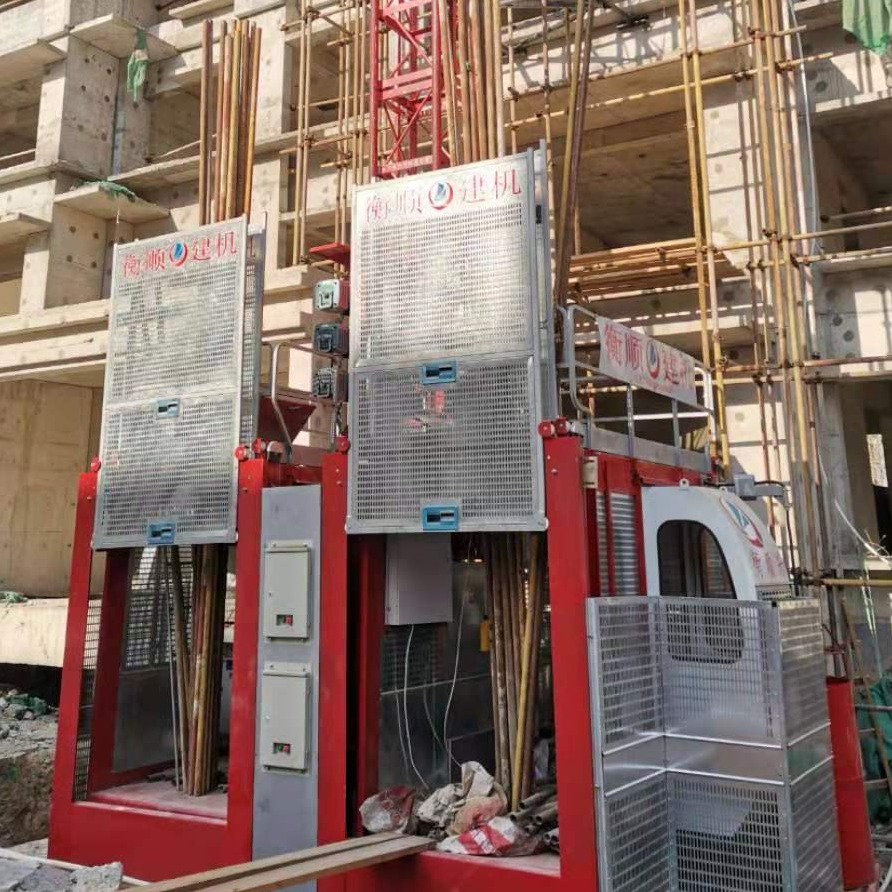 衡顺兴厂家直销  SC200/200施工电梯 100米 物料提升机 施工升降机 人货两用电梯 室外电梯 优质商品价格图片