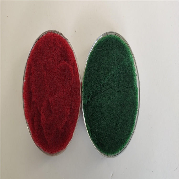 尼佳生产 氢型变色树脂 指示剂树脂 绿色树脂 红色树脂图片