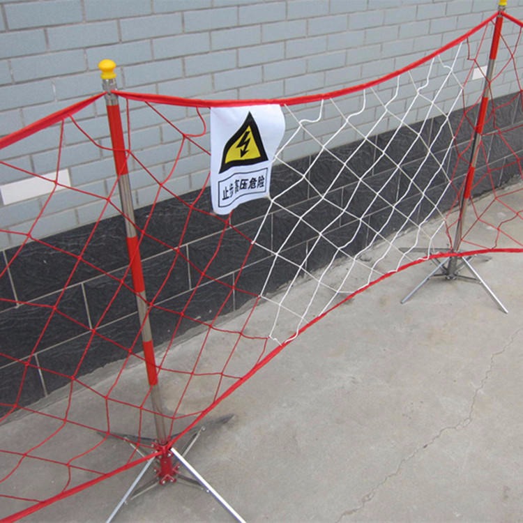 红白尼龙围网 10米现货施工隔离围网 规格长度可定制 英威