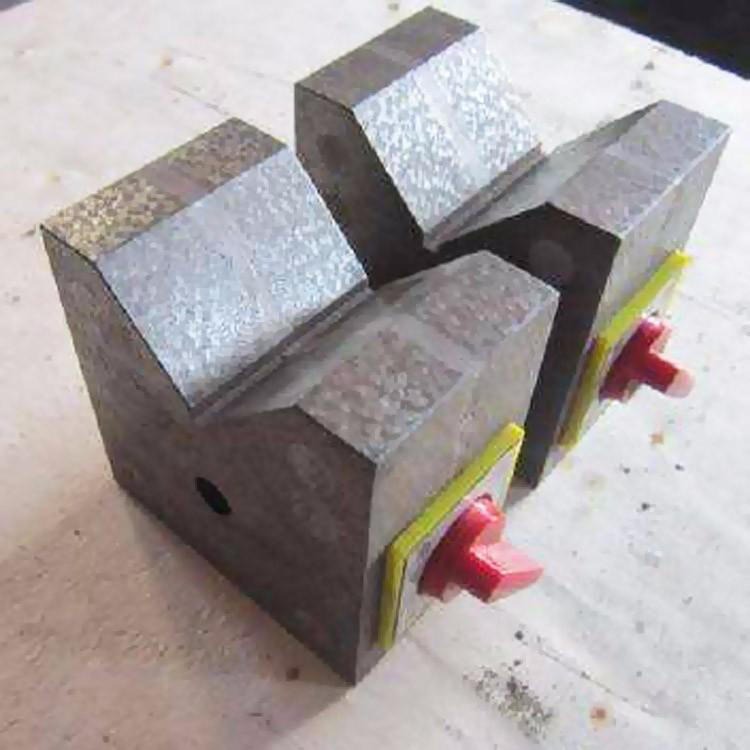 高精度磁力V型架 检验磁力V型架 精益 钢制磁力V型块