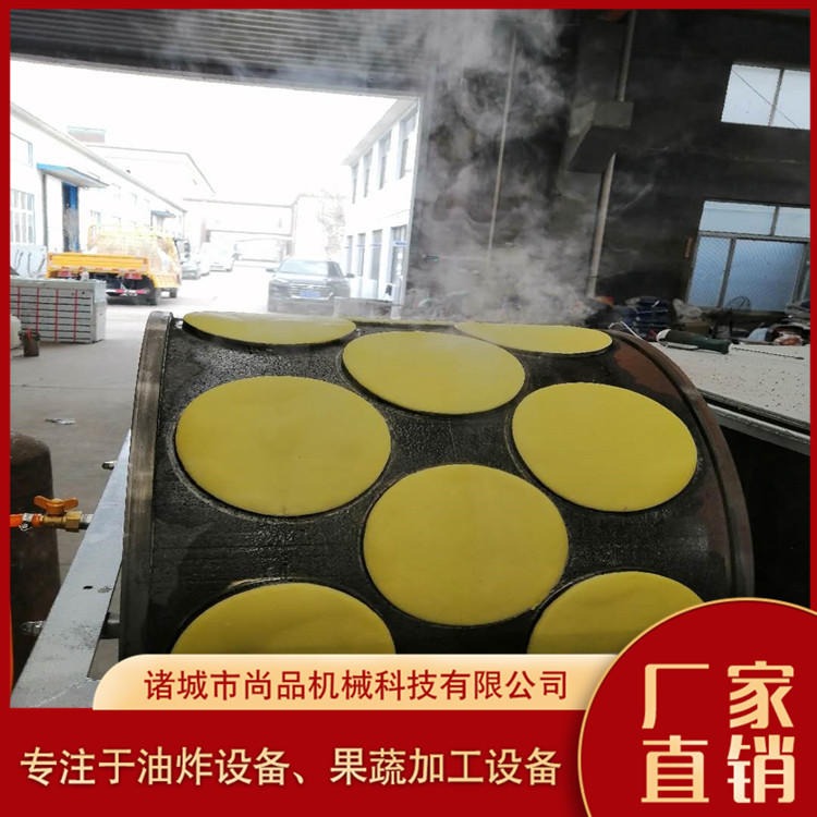 全自动蛋饺皮子厂家 尚品KYB-300型卖千层蛋糕用的蛋皮机器图片