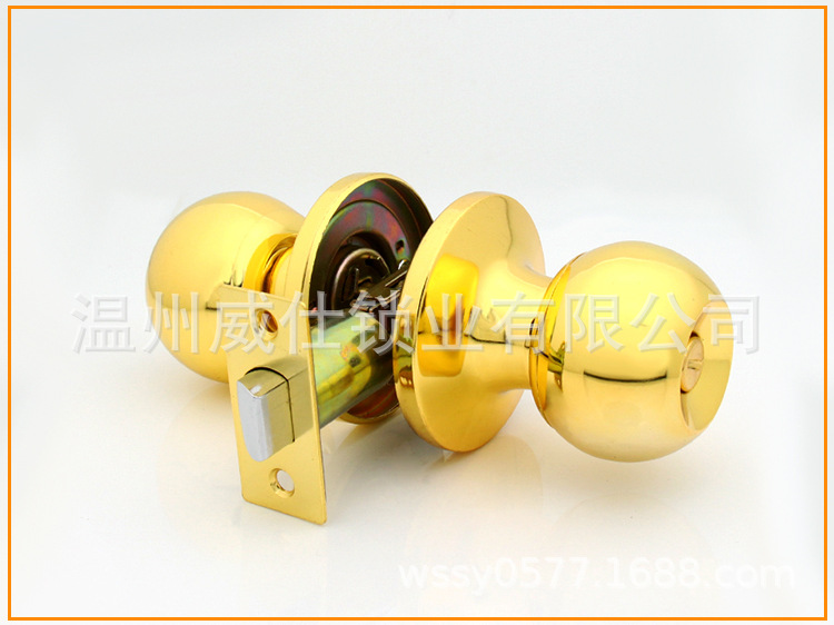 厂家直销 607GP 三杆球形锁 房门 浴室 通用锁 优质厂家 五金锁具示例图5