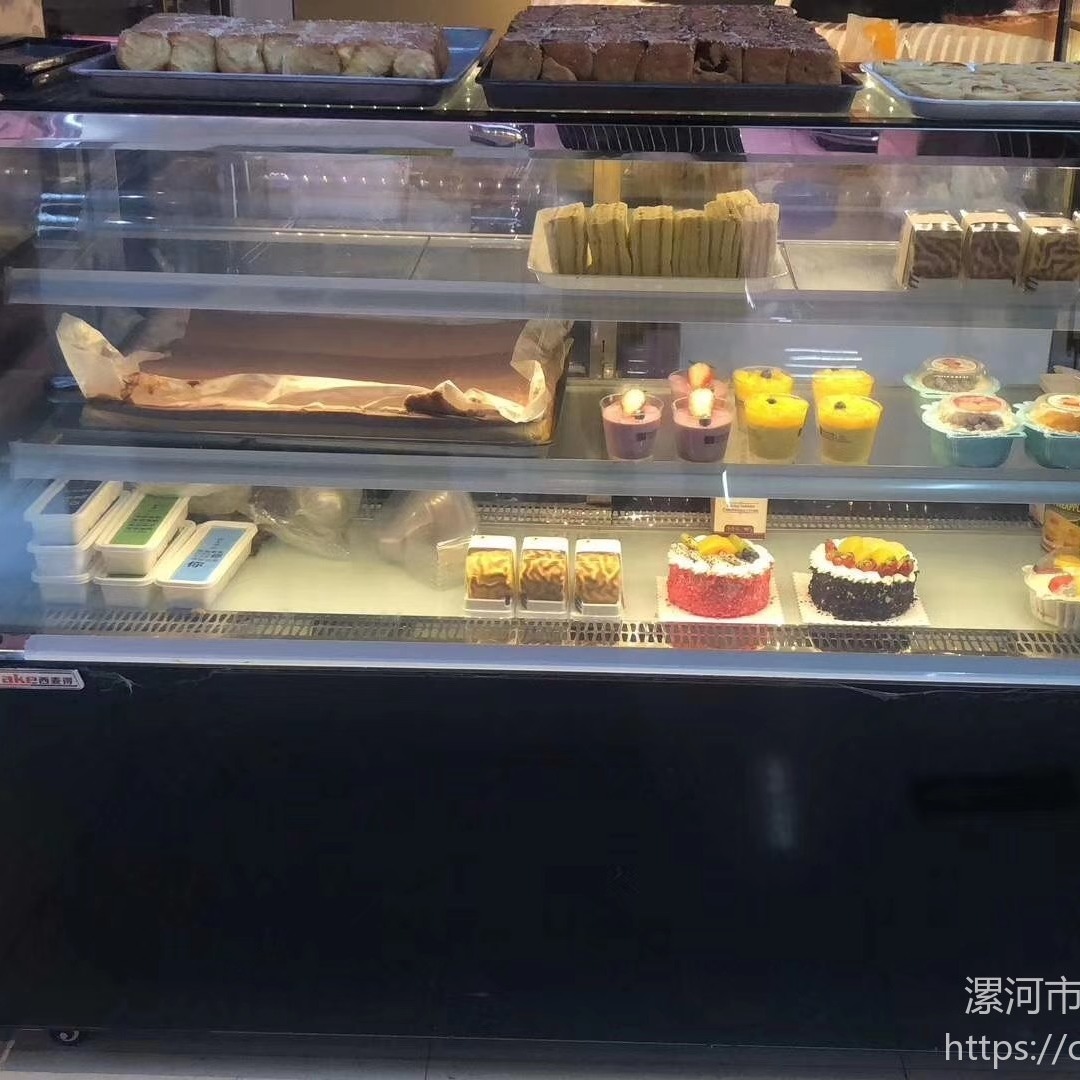 2米日式保鲜柜蛋糕柜 面包保鲜展示柜 直角冷藏蛋糕柜  未来雪冷柜WLX-DGG-42