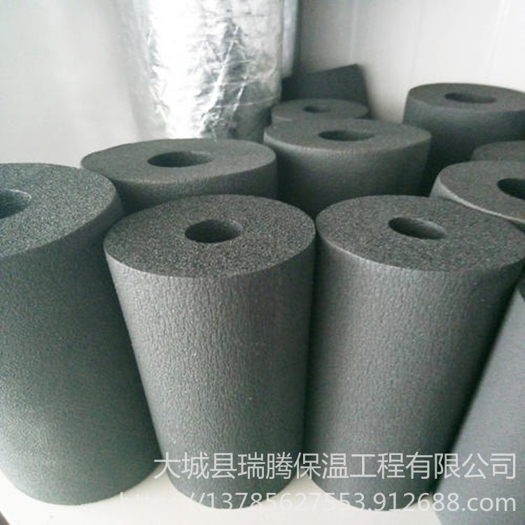 自粘铝箔橡塑管 橡塑管 空调隔热隔音橡塑管 瑞腾 厂价供应