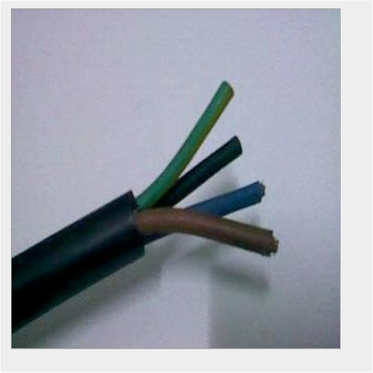 YQ 轻型橡套软电缆 YQW3*6+1*2.5橡套软电缆 银顺牌野外耐油污电缆图片