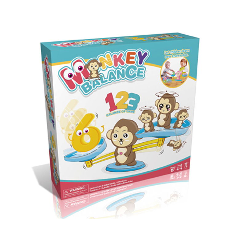 厂家直销款 科教类益智系列玩具 翻滚猴子天平 儿童益智教学游戏示例图5