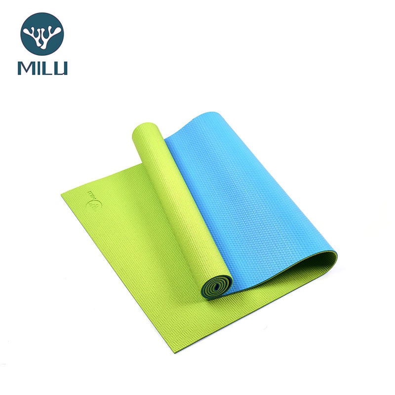 杭州朗群家居 PVC瑜伽垫 ODM/OEM 定制 厂家直销货源 单色 双色瑜伽垫