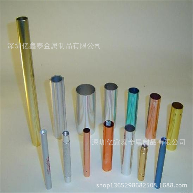 阳极氧化彩色铝管 6063薄壁铝管 6061精拉铝管示例图3