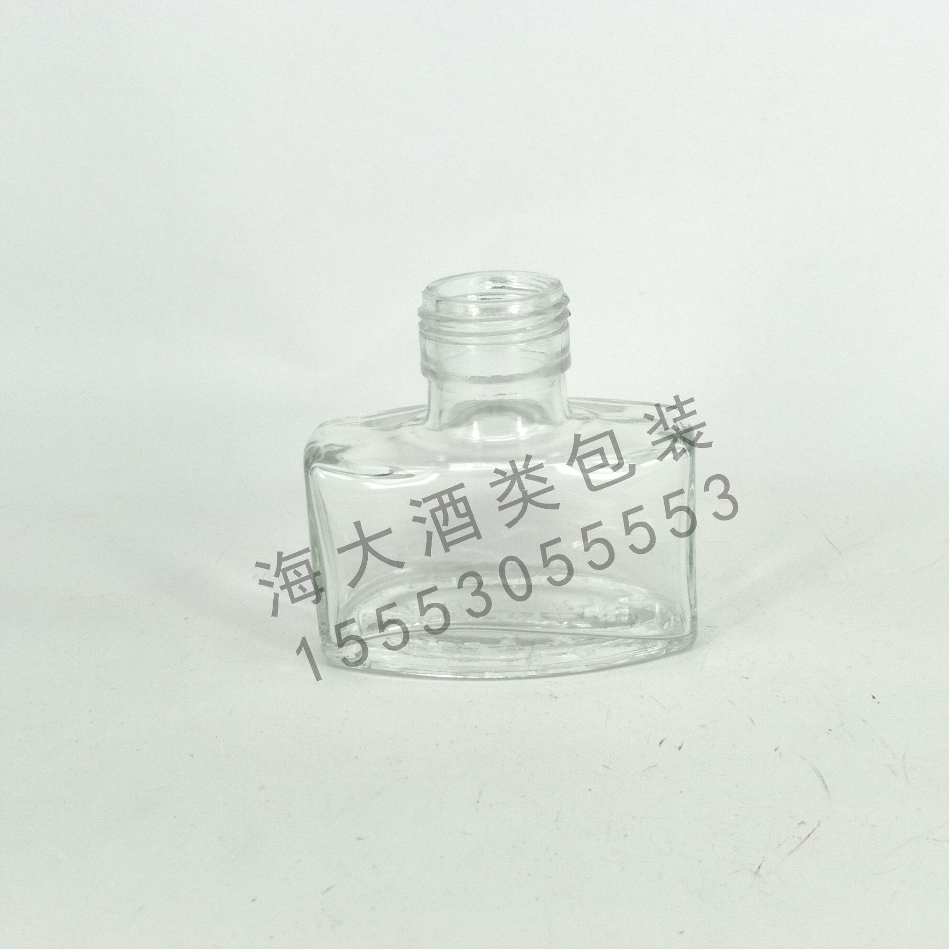 晶白料 点小酒玻璃酒瓶 100ml  小酒瓶 二两玻璃瓶 老院子玻璃瓶示例图4