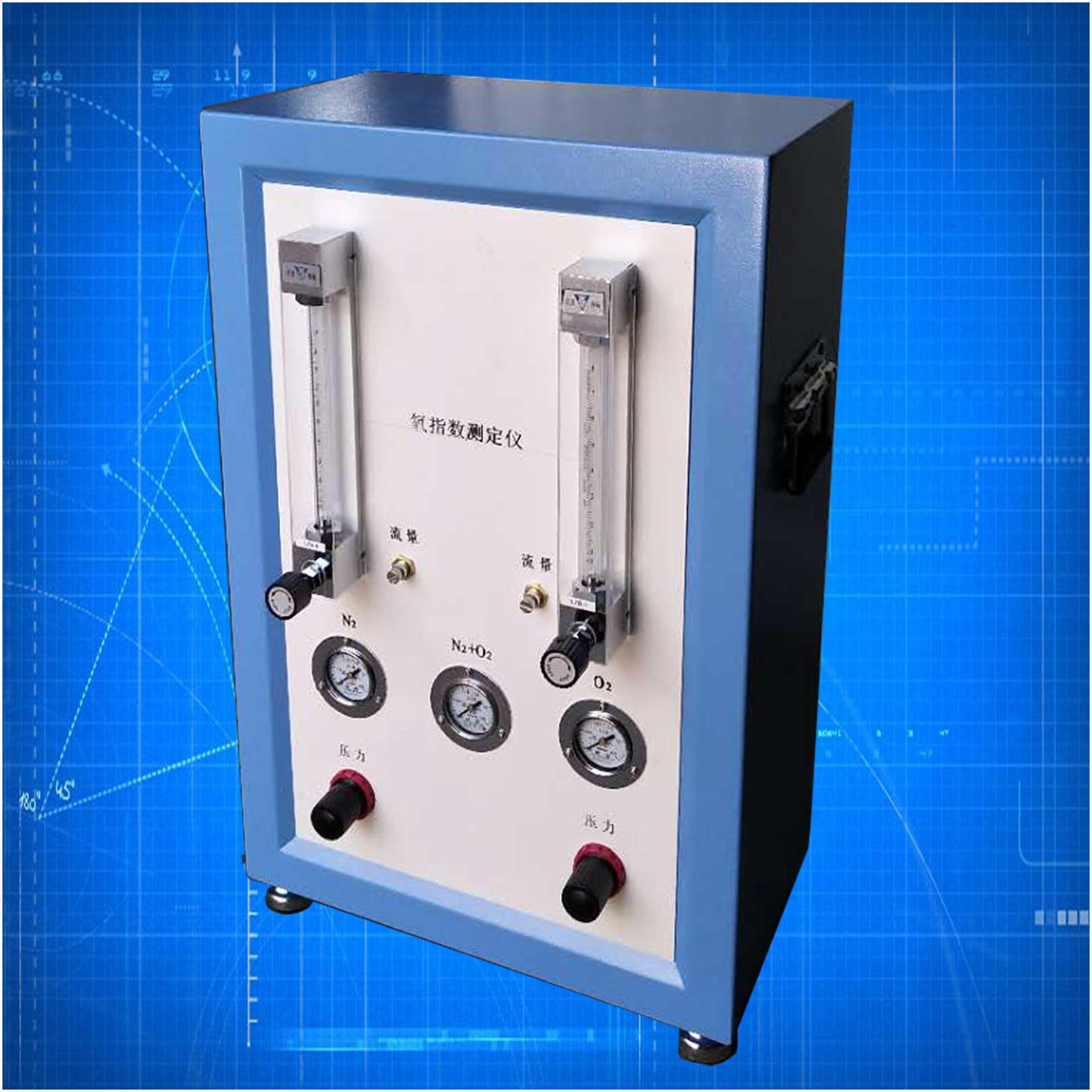 承德聚缘 XYC-75氧指数测定仪  标准氧气氮气流量计  专业研发制造非金属材料试验机