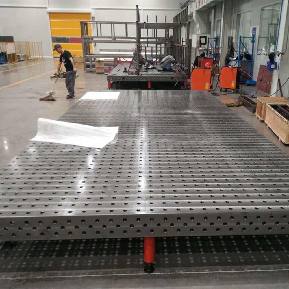 铸铁焊接工作台 机器人焊接工作台 检验测量平台平板 宝都工量具