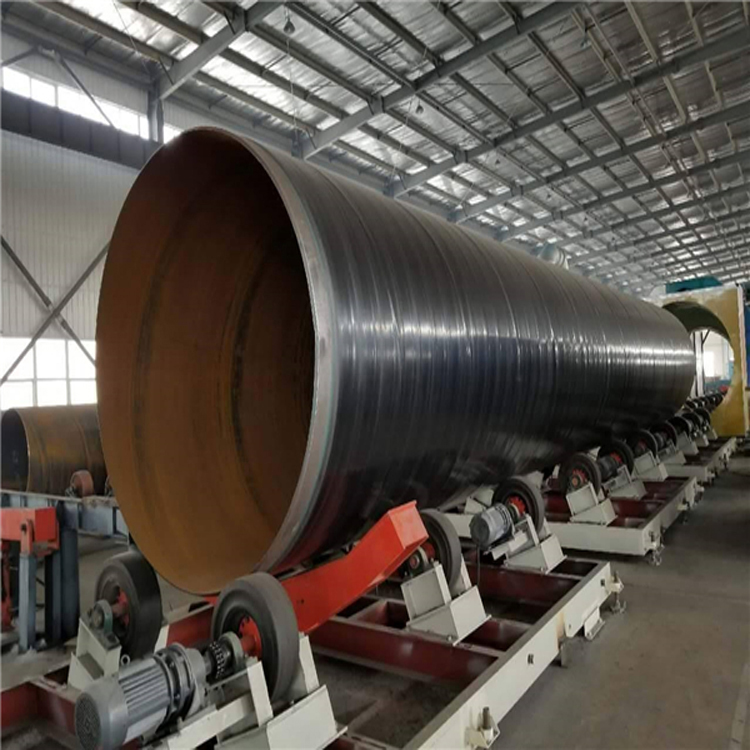 沧州飞越管道生产  3pe防腐钢管  3pp防腐螺旋钢管   实体厂家