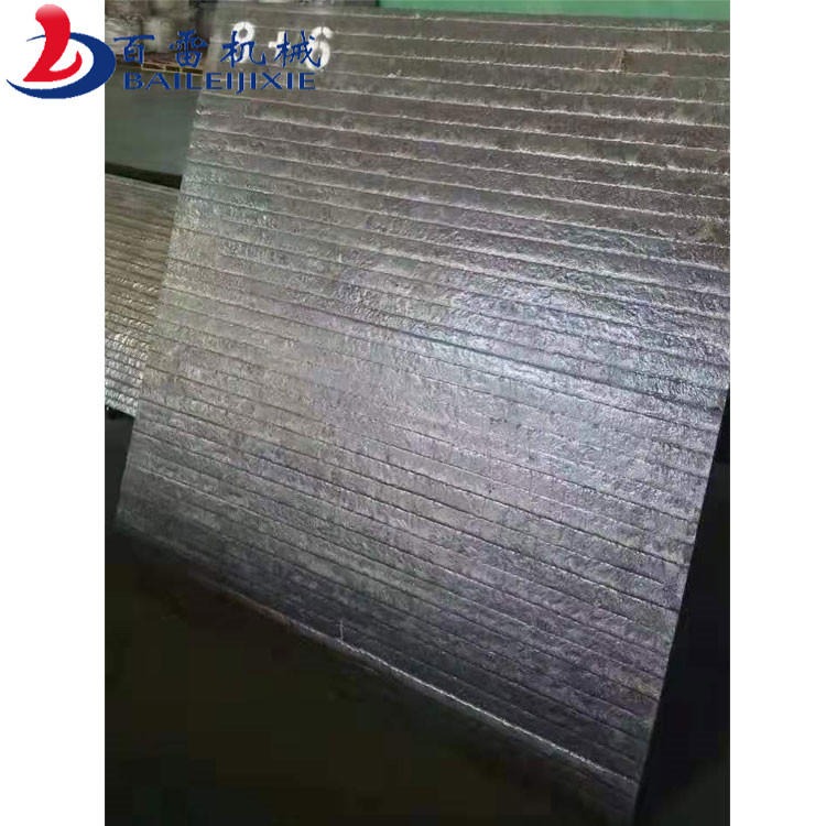 堆焊耐磨钢板 6+4高耐磨钢板 百雷 复合堆焊耐磨板