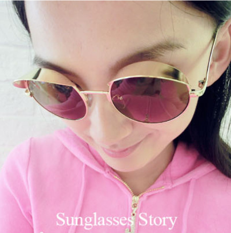 太阳镜 女 2015新款超酷超炫超强金属质感潮流太阳眼镜 墨镜 5319示例图4