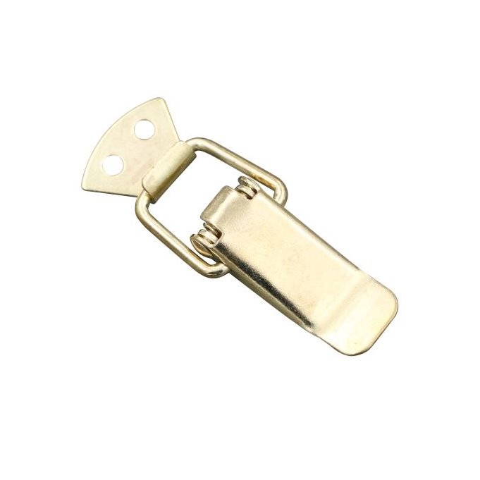 HOUNA 不锈钢搭扣 重型工业机柜箱锁扣 电箱吸尘器箱扣挂锁  D104A-金色
