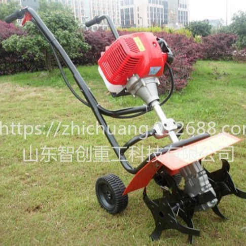 智创ZC-1 手推式小型松土机,手推式小型松土机原理,农用设备,耕整机械图片