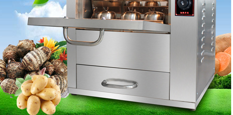 浩博全自动烤梨机 商用烤地瓜机烤雪梨机 新型多功能烤箱示例图15