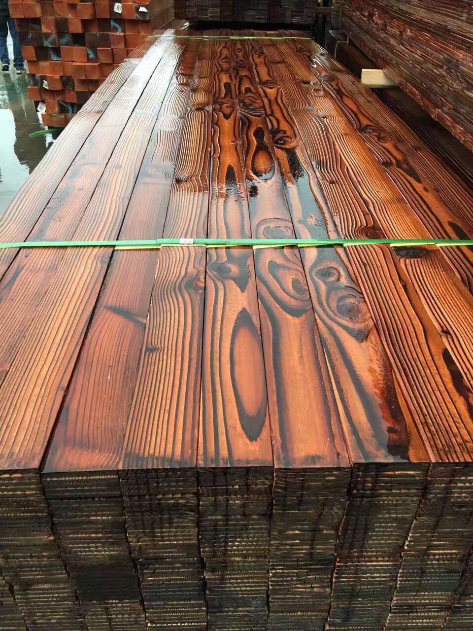 花旗松碳化木地板 碳化木板材 厂家直销 保质保量 物美价廉示例图7