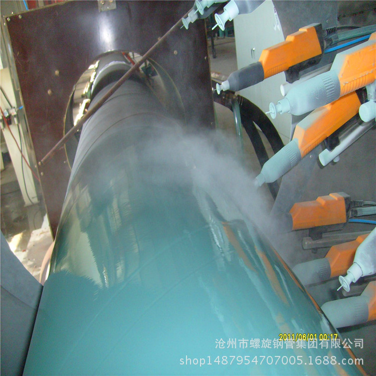 环氧粉末防腐钢管 双层熔结环氧粉末钢管 专业生产FBE螺旋钢管