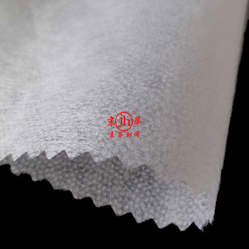 服装辅料生产各类精品衬布黑白两色胶点均匀无有纺软硬粘合衬布示例图17