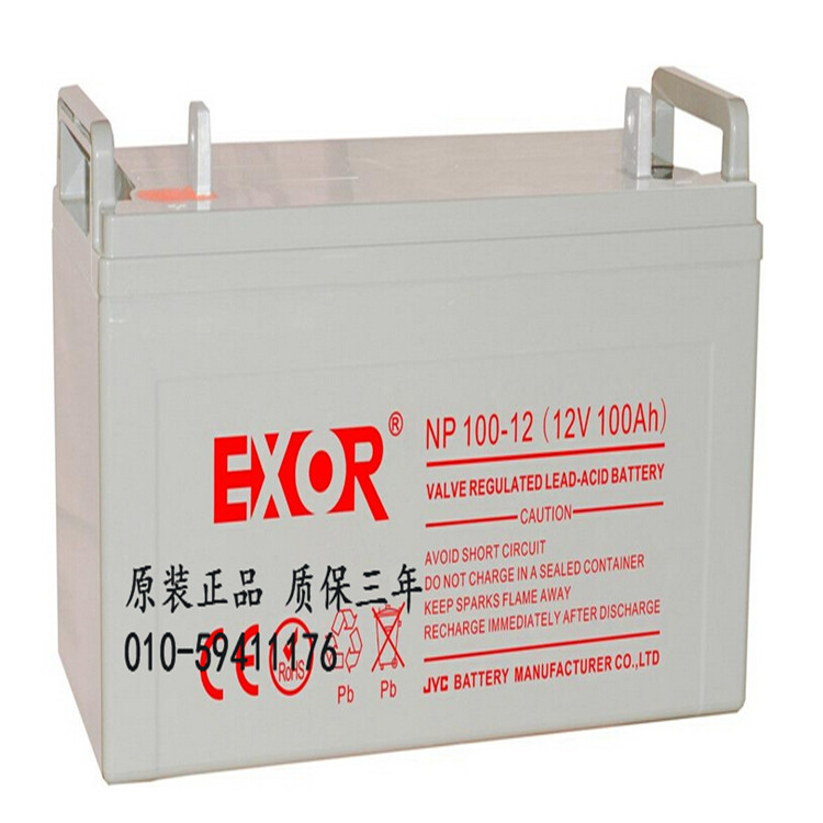 埃索EXOR蓄电池NP100-12阀控式免维护12V100Ah厂家低价批发示例图1