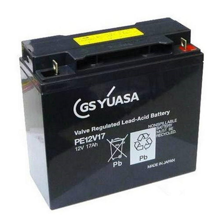 GS YUASA蓄电池PE12V17 12V17AH直流屏 UPS EPS配套电池