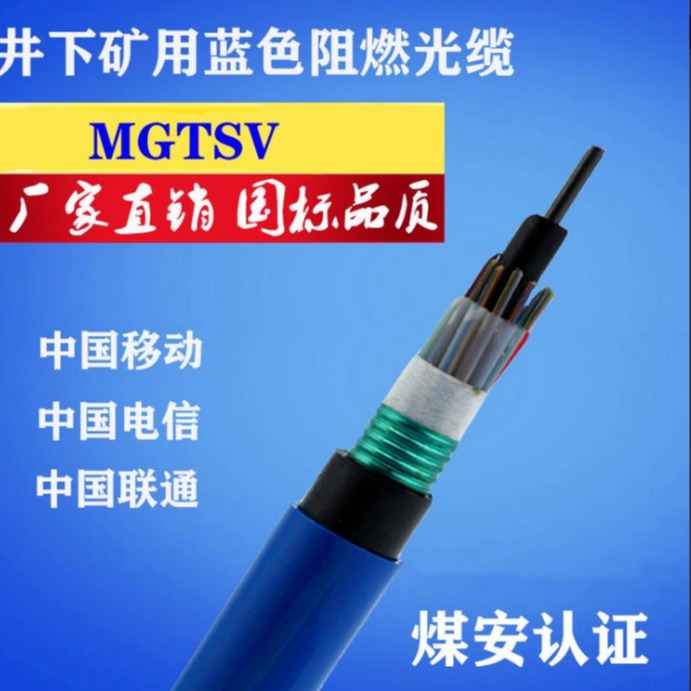 12芯光缆 MGTSV12B矿用阻燃光缆煤安证图片