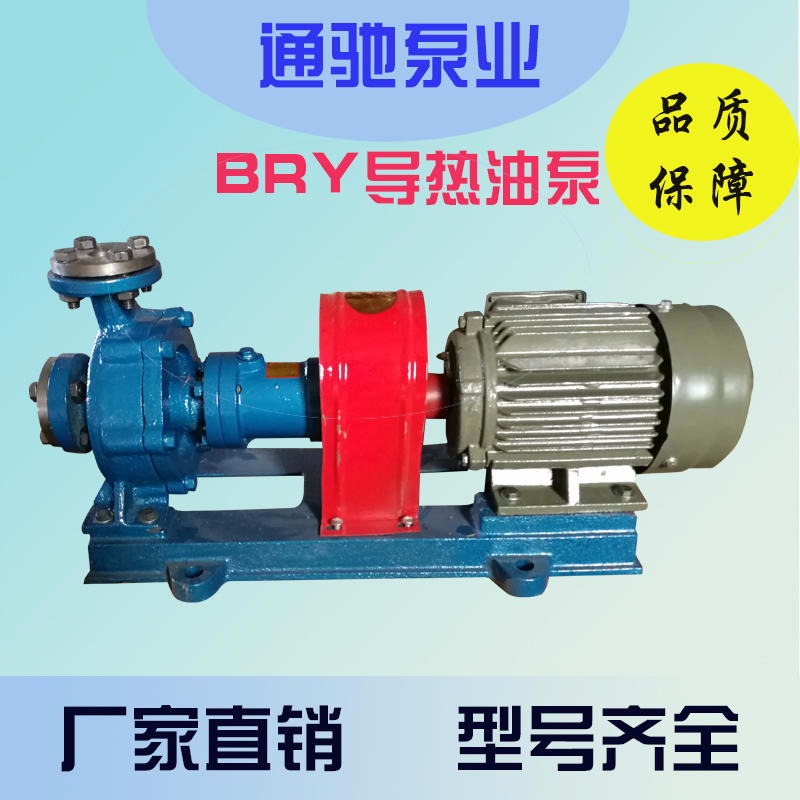 厂家供应铸钢不堵塞BRY导热油泵 电动卧式化工泵 单吸式导热油泵 高温循环泵