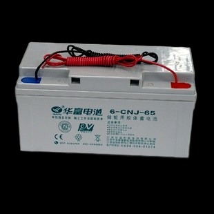 华富蓄电池6-CNJ-65 铅酸性免维护电池 厂家直销 华富12V65AH 储能应急电池图片