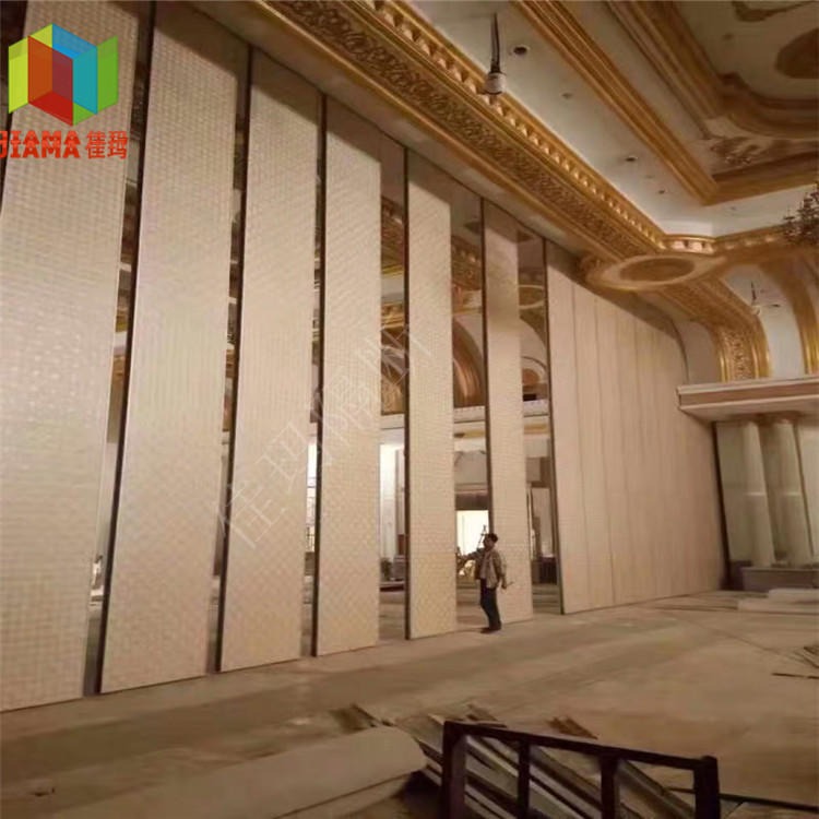 供应深圳高端酒店移动隔墙  活动展板   65型 85型 100型活动屏风
