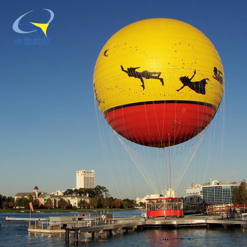 热气球出租公司 热气球租赁销售 全意航空载人氦气球出售 载人观光气球图片