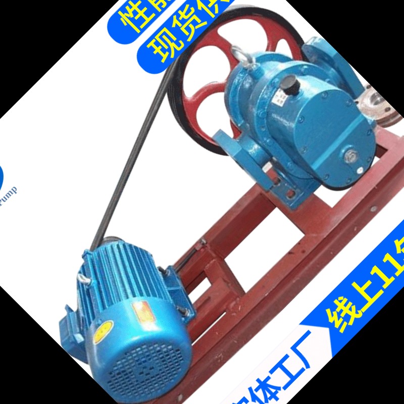 皮带轮罗茨泵 鸿海泵业 LC高粘度罗茨泵 糖蜜输送泵 质量服务有保障 现货供应