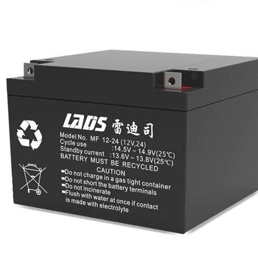 12V24AH雷迪司蓄电池MF12-24 通讯 安防EPS电源 ups电源后备电池 现货报价
