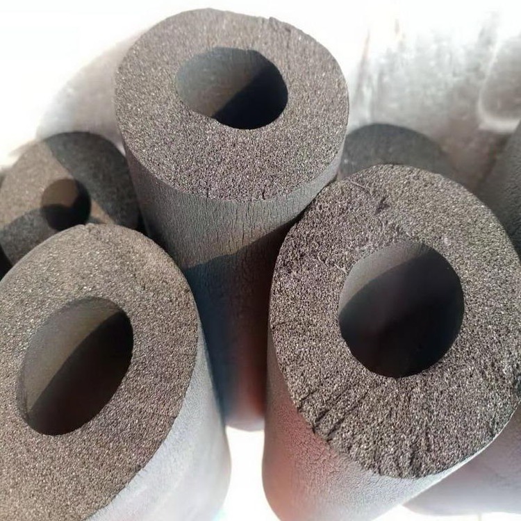 DN50管径用橡塑保温管型号 厚度尺寸 贴铝箔橡塑管价格