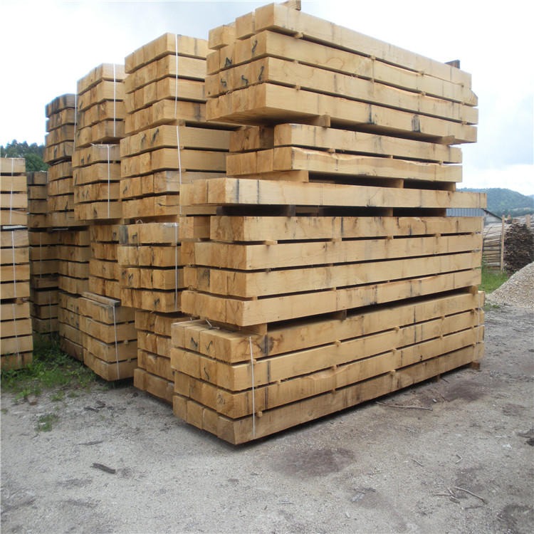 木质枕木规格参数 九天矿业生产 铁路木制枕木价格型号