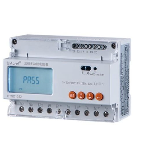 安科瑞 红外通讯 三相电参量 三路外置测温 DTSD1352-TC 485通讯 智能电能计量表