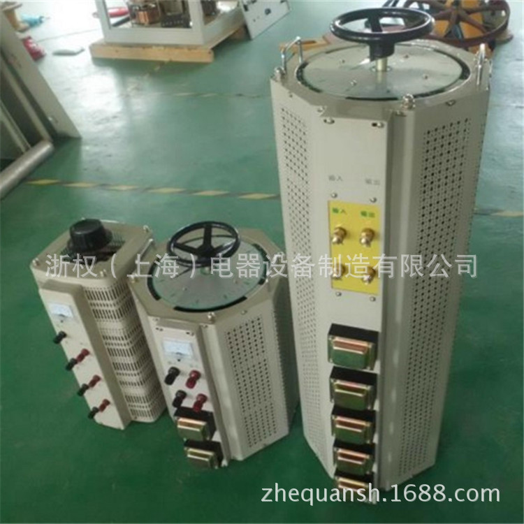 浙权生产三相接触式调压器 20KVA调压器 0-430V可调 测试用示例图3