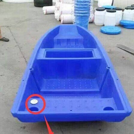 黄冈5米塑料小船 保洁船 观光小船 塑料渔船厂家直销图片