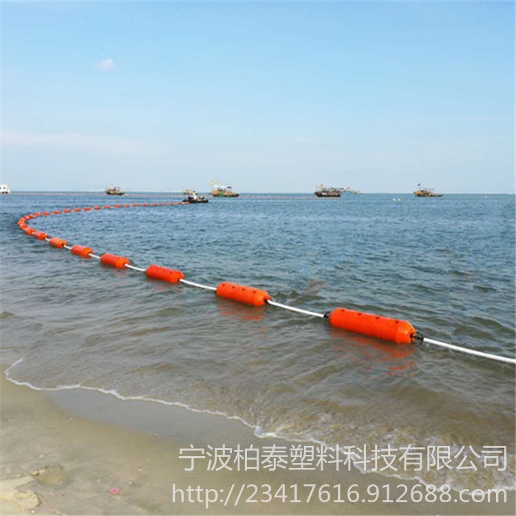 启东海上安全警戒线浮体 球形警示浮标 防鲨鱼挂网浮筒图片